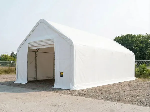 20 by 40 foot MAX heavy-duty fabric storage building